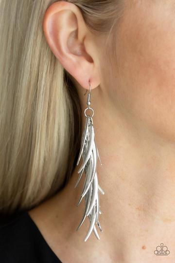 Paparazzi Tasseled Talons - Silver