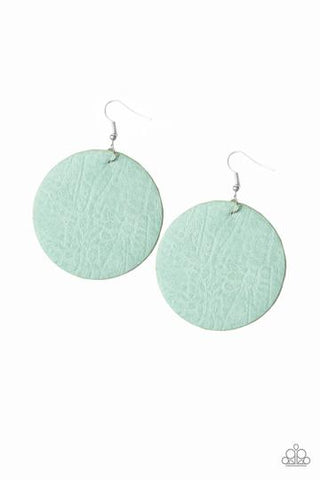 Paparazzi Trend Friends - Green Earrings