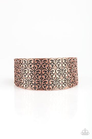 Paparazzi Eat Your Heart Out - Copper Bracelet