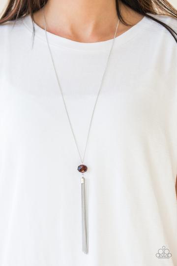 Paparazzi Socialite of the Season - Brown Necklace