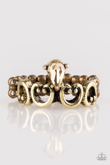 Paparazzi Twinkling Tiaras - Brass