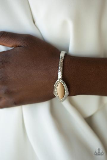 Paparazzi Mason Minimalism - Brown Bracelet