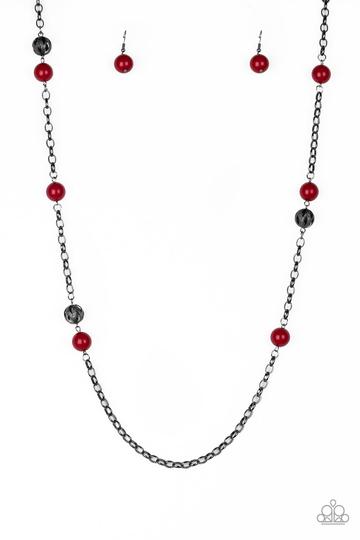 Paparazzi Fashion Fad - Red Necklace