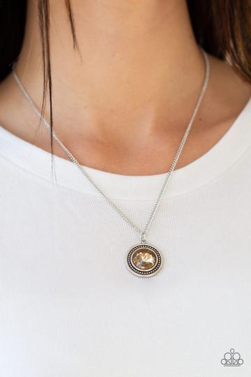Paparazzi Mega Money - Brown Necklace