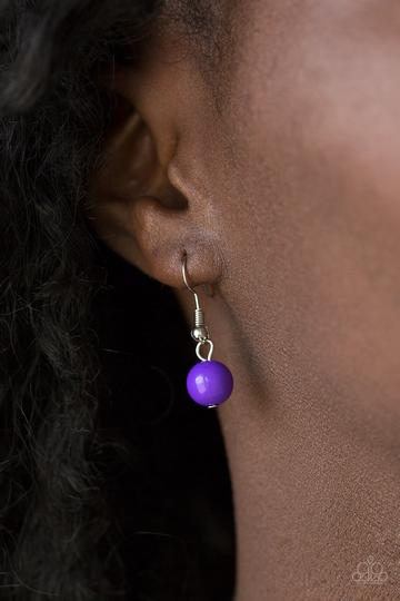 Paparazzi Flirtatiously Florida - Purple Necklace