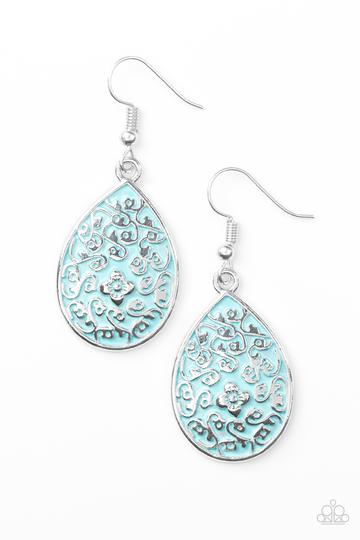 Paparazzi Flirty Flower Girl - Blue