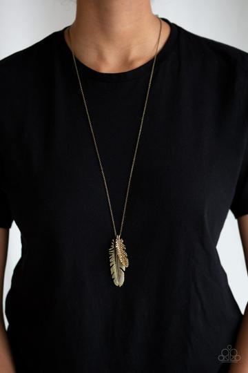 Paparazzi Own Free QUILL - Brass