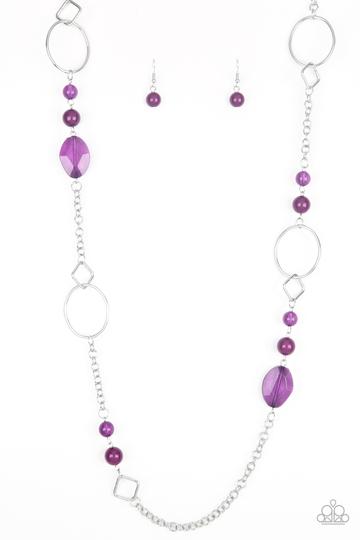 Paparazzi Very Visionary - Purple Necklace