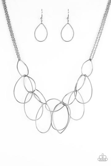 Paparazzi Top-TEAR Fashion - Silver