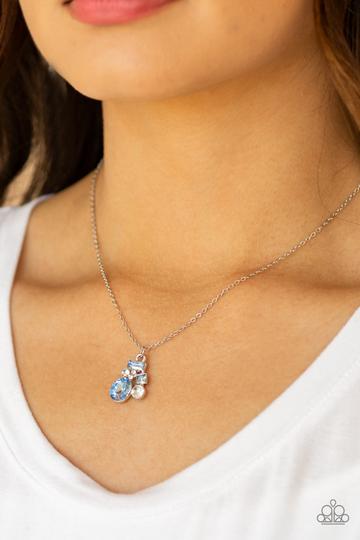 Paparazzi Time To Be Timeless - Blue Necklace