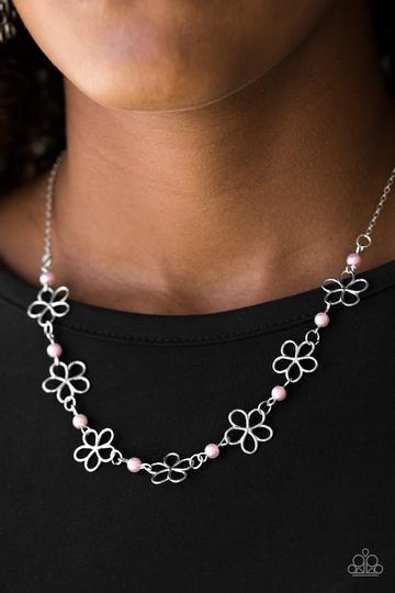Paparazzi Always Abloom - Pink Necklace