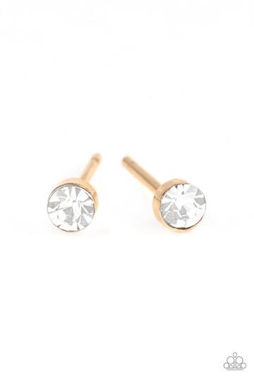 Paparazzi Dainty Decor - Gold Earrings