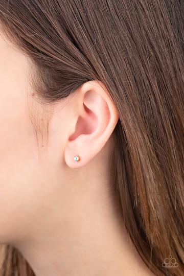 Paparazzi Dainty Decor - Gold Earrings