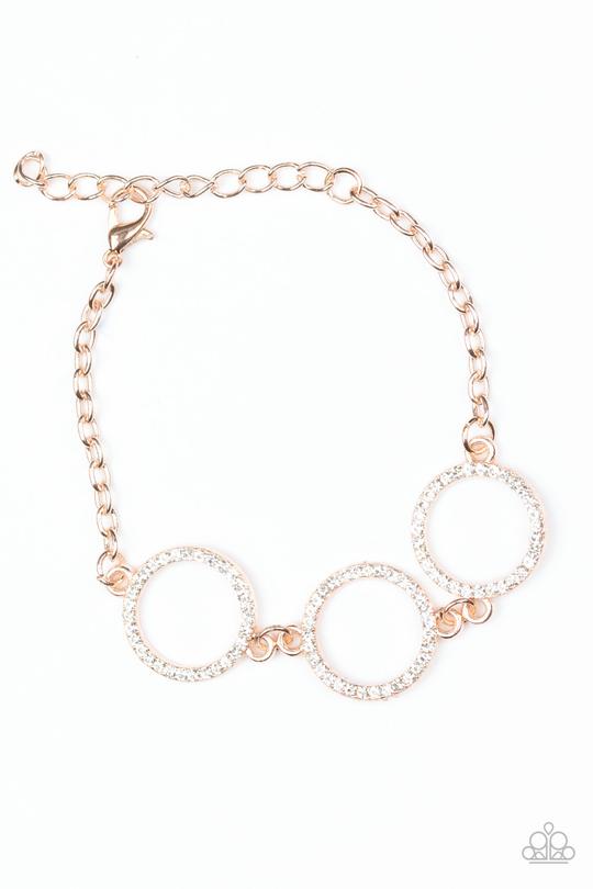 Paparazzi Dress The Part - Rose Gold Bracelet