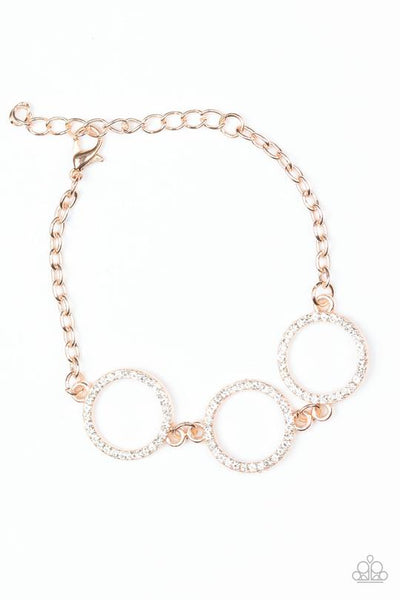 Paparazzi Dress The Part - Rose Gold Bracelet
