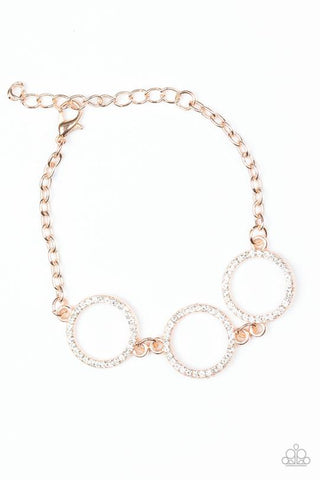 Paparazzi Dress The Part - Rose Gold Bracelet