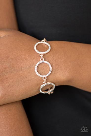 Paparazzi Dress The Part - Rose Gold Bracelet