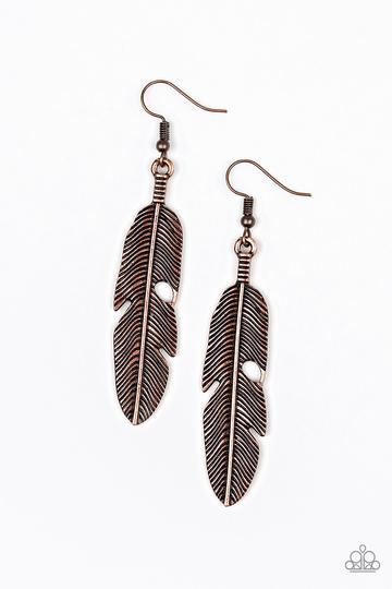 Paparazzi Feathers QUILL Fly - Copper