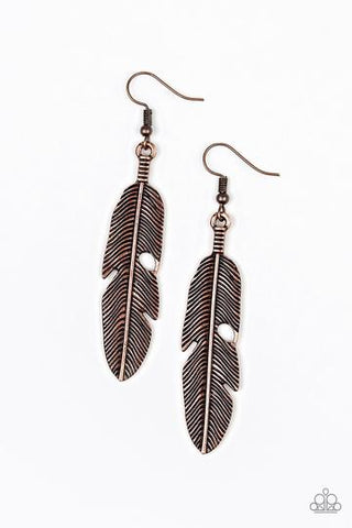 Paparazzi Feathers QUILL Fly - Copper