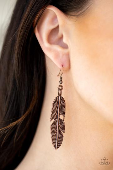 Paparazzi Feathers QUILL Fly - Copper