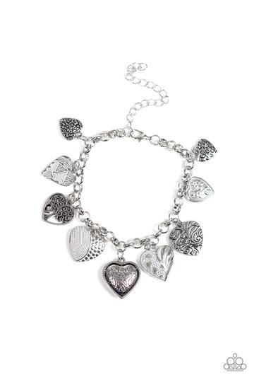Paparazzi Garden Hearts - White