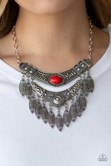 Paparazzi Island Queen - Red Necklace