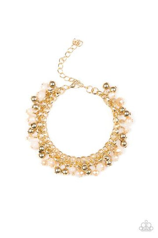 Paparazzi Just For The FUND Of It! - Gold Bracelet