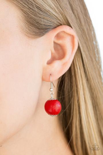 Paparazzi Summer Breezin' - Red Necklace