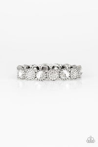 Paparazzi Take A Moment To Reflect - White Bracelet