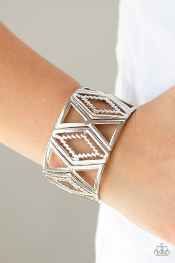 Paparazzi Textile Tango - Silver