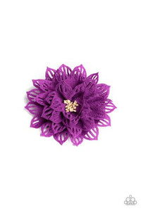 Paparazzi Yes I TROPICANA - Purple Hair Clip