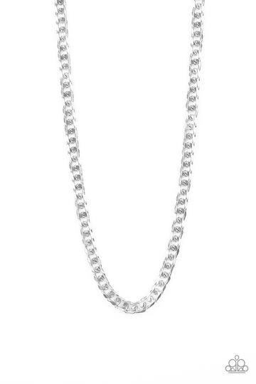 Paparazzi The Game CHAIN-ger - Silver Necklace