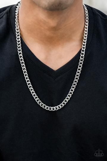 Paparazzi The Game CHAIN-ger - Silver Necklace