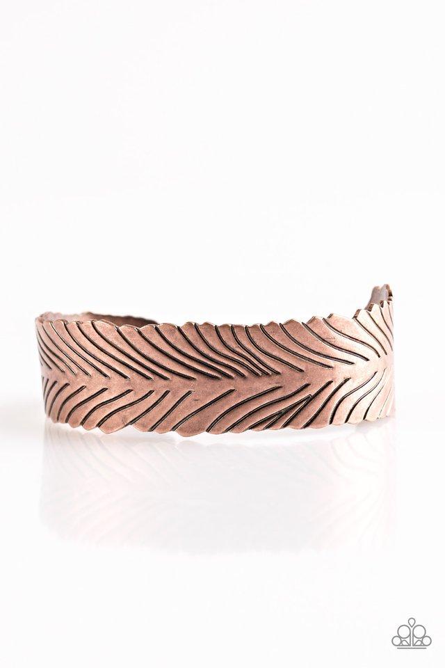 Paparazzi Ruffle Feathers - Copper