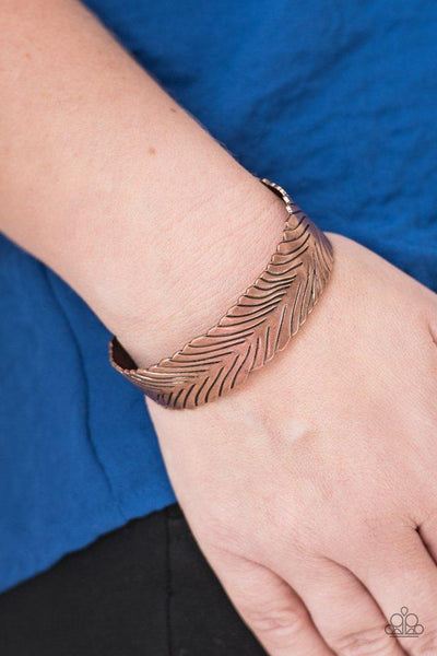 Paparazzi Ruffle Feathers - Copper