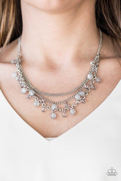 Paparazzi Ocean Odyssey - Silver Necklace