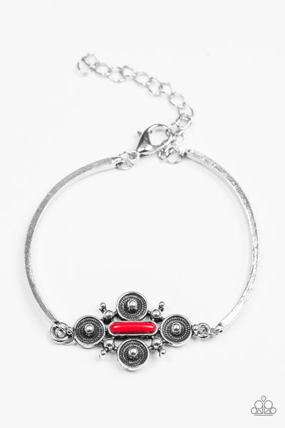 Paparazzi Mesa Flower – Red