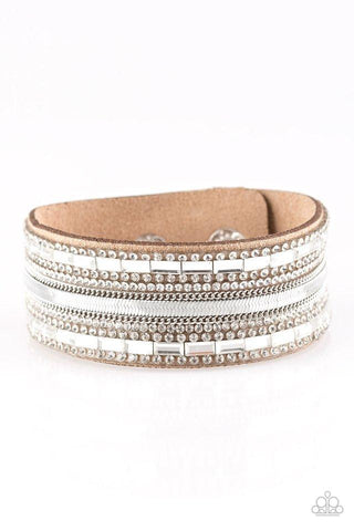 Paparazzi Teasingly Tomboy - Brown Bracelet