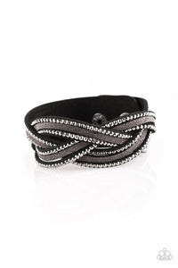 Paparazzi Girls Do It Better - Black Bracelet