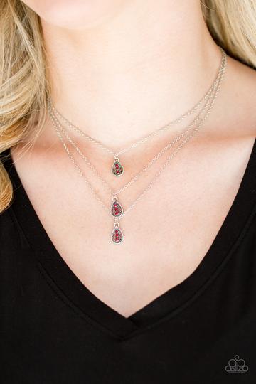 Paparazzi Radiant Rainfall - Red