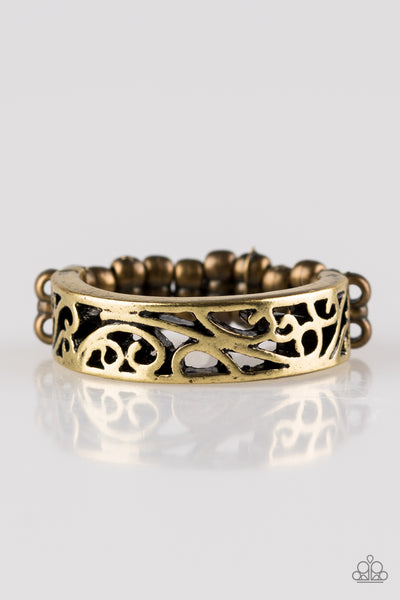 Paparazzi Wandering Wisteria - Brass