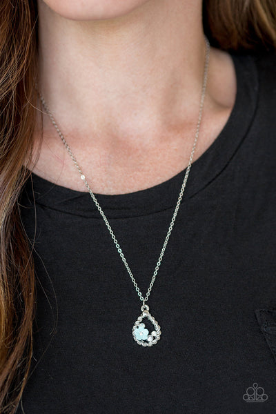 Paparazzi Serene Spring Showers - Blue Necklace