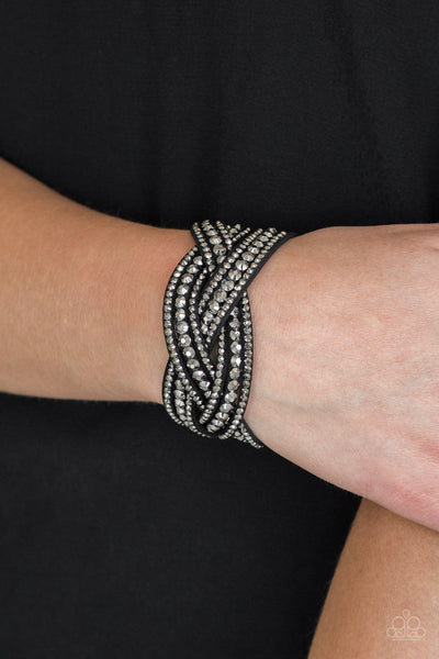 Paparazzi Bring On The Bling - Black Bracelet