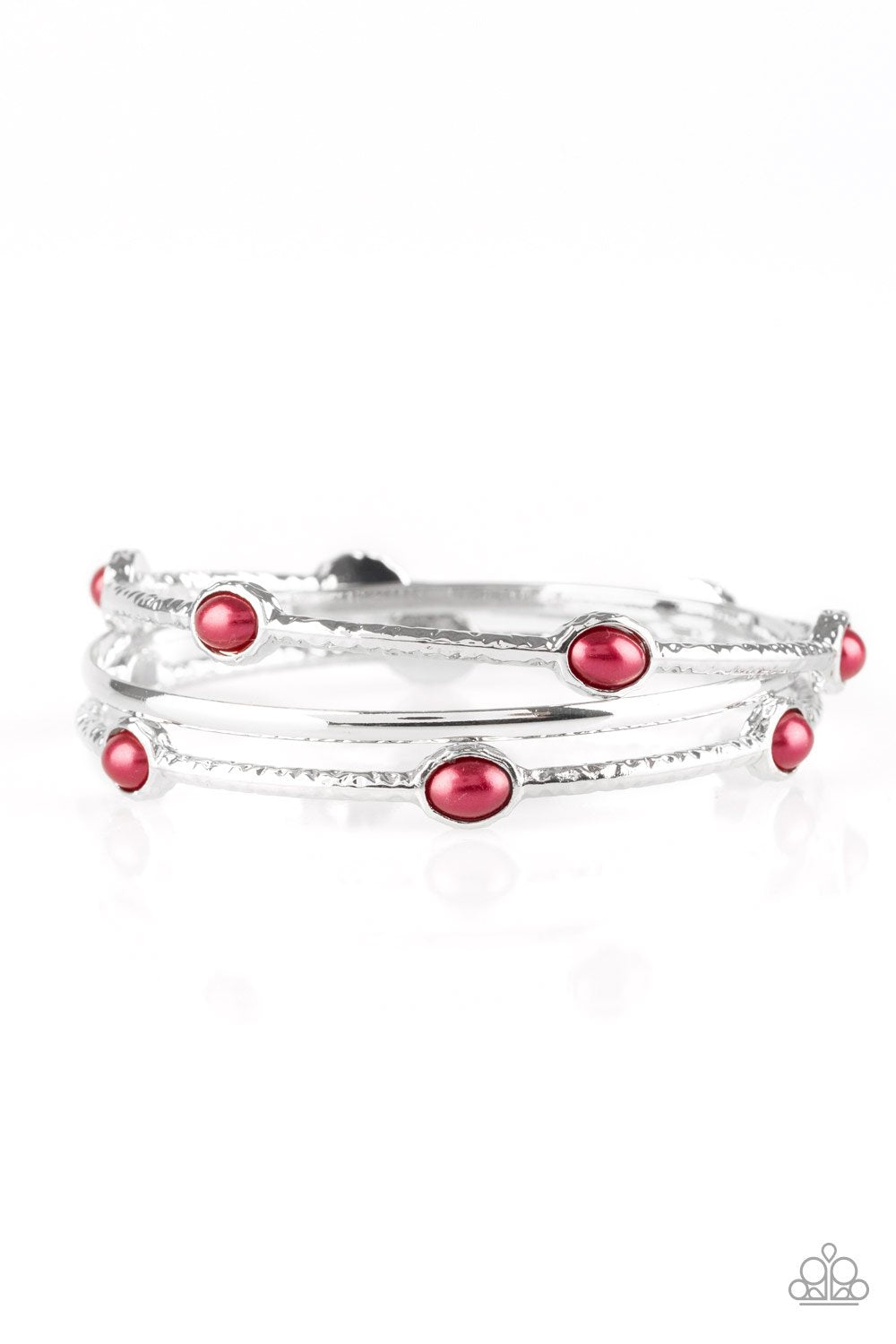 Paparazzi Bangle Belle - Red
