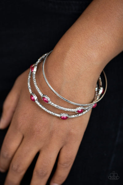 Paparazzi Bangle Belle - Red