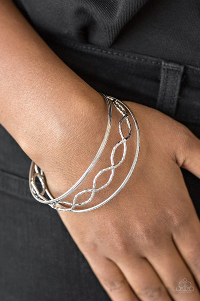 Paparazzi Metal Manic - Silver Bracelet