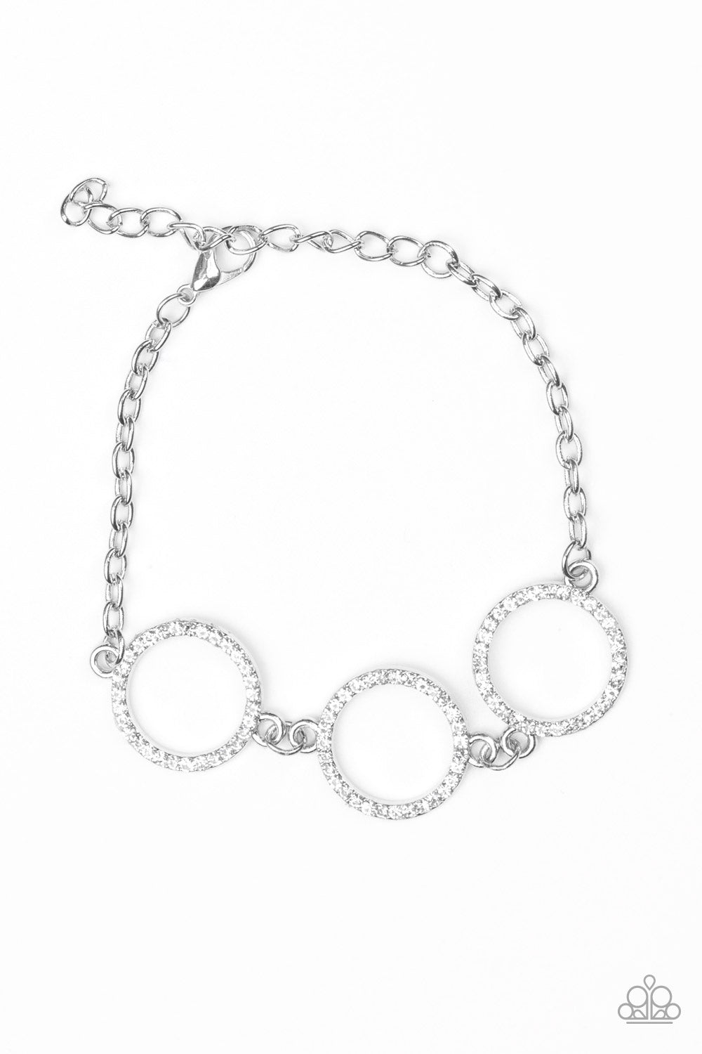 Paparazzi Dress The Part - White Bracelet