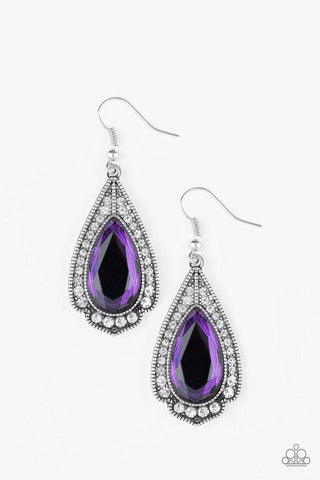 Paparazzi Superstar Stardom - Purple Earrings