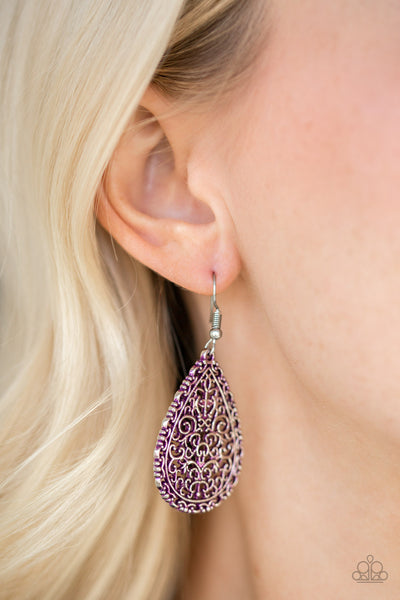 Paparazzi Indie Idol - Purple Earrings