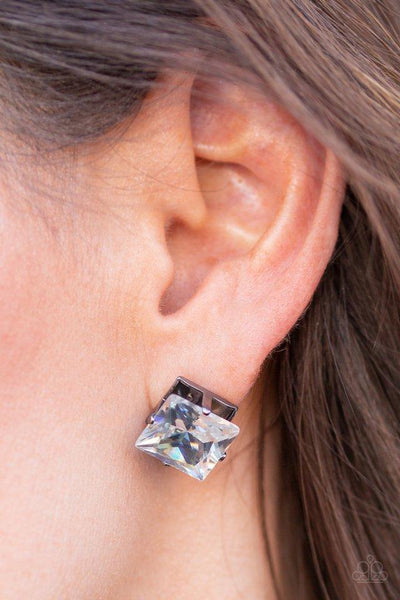 Paparazzi Prima Donna Drama - Black Earrings